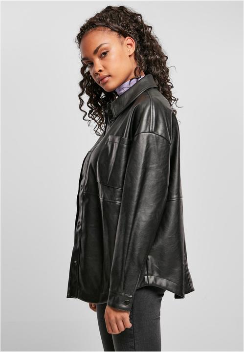 Immagine prodotto Urban Classics Maglietta da donna in finta pelle (L)