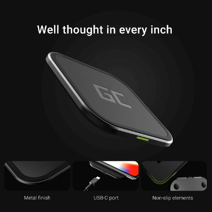 Actual product image GreenCell Induction charger qi AirJuice 15W (15 W)