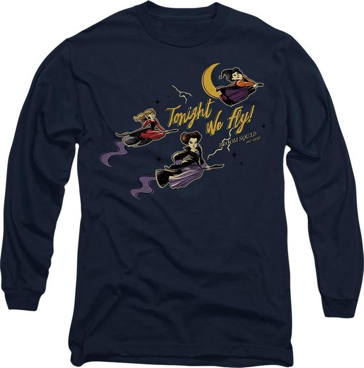 Actual product image Universal Textiles Unisex Adult Tonight We Fly Sanderson Sisters T-Shirt (L)
