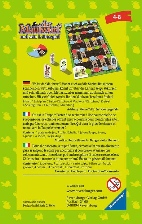 Produktbild Ravensburger Der Maulwurf und sein Leiterspiel (Deutsch)