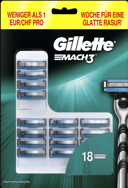 Produktbild Gillette Mach3 (18 x)