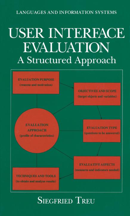 Produktbild User Interface Evaluation (Siegfried Treu, 2012)