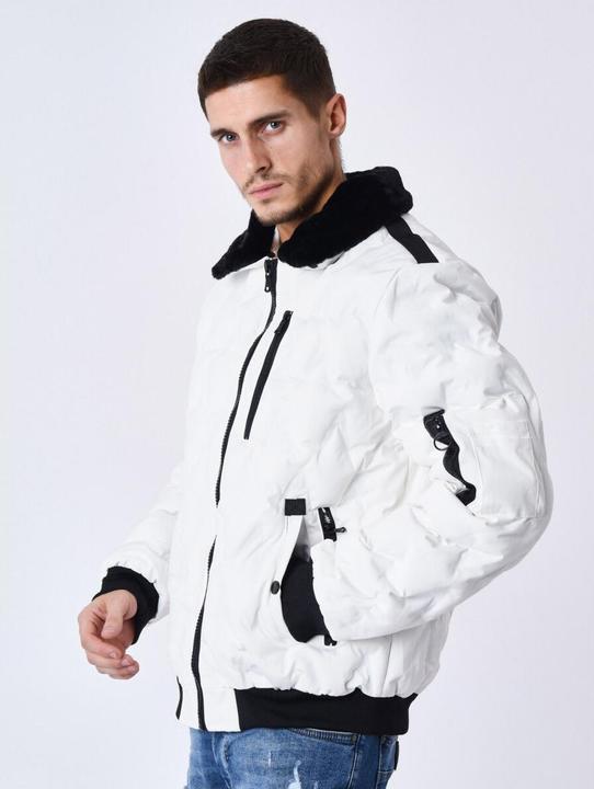 Produktbild Project X Paris daunenjacke mit fliegerkragen und pelzbesatz (XL)