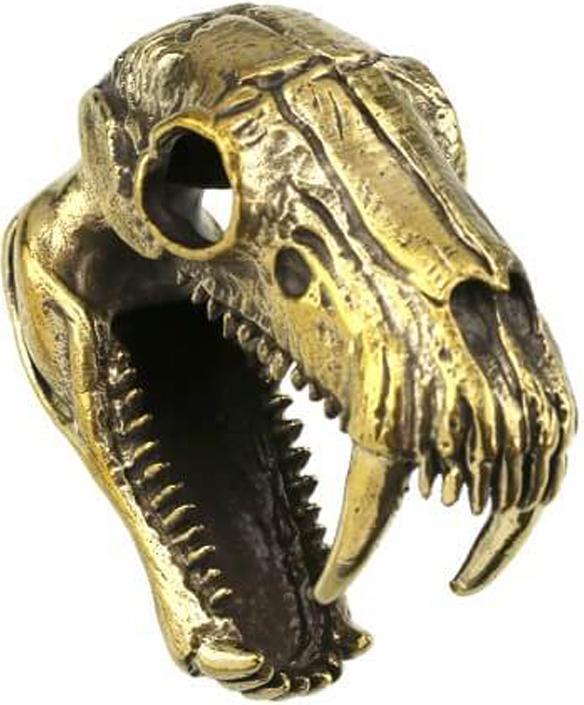 Actual product image Star Piercing Ohrgewicht Schlüsselloch vergoldet Säbelzahn (Brass)
