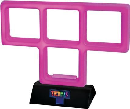 Actual product image Fizz Creations Tetris Purple T Tetrimino Neon Light. Retro Gaming Lamp Night Light| Officially Licen