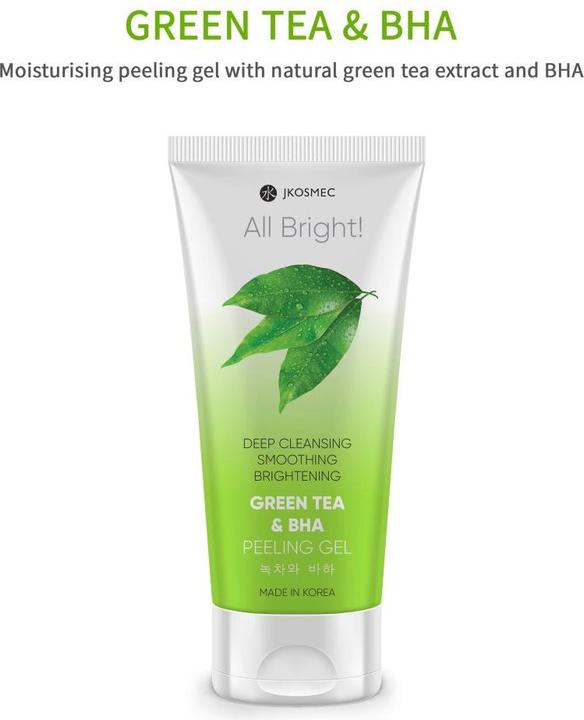 Produktbild JKosmec All Bright Green Tea and BHA Basic Peeling Gel (Peeling, 180 ml)