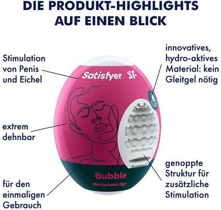 Actual product image Satisfyer Masturbator Egg
