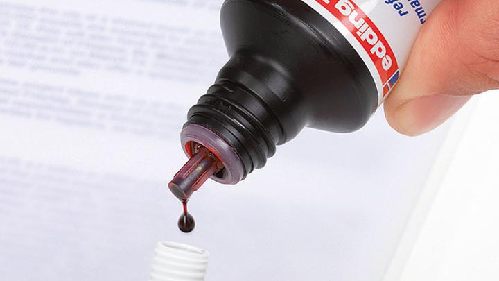 Actual product image Edding Refill ink T25 (ink cartridges, Red, 35 mm)