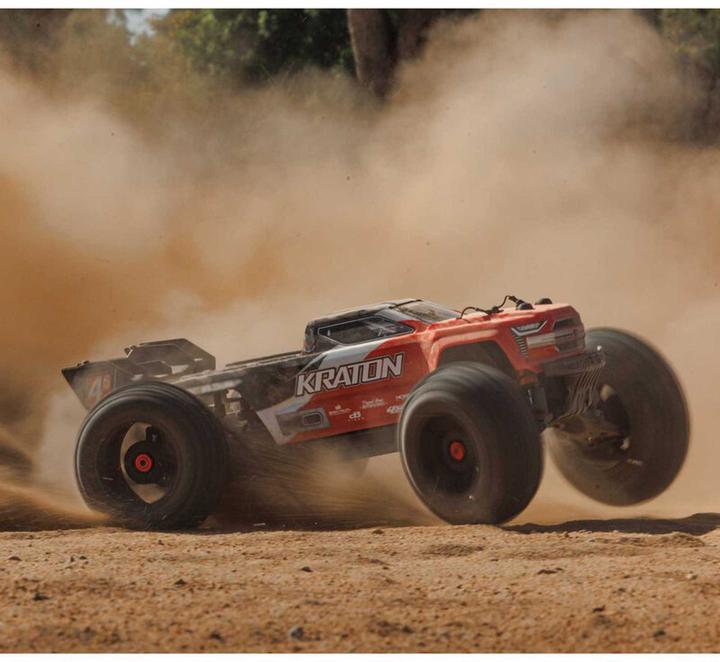 Image du produit Arrma Monster Truck Kraton 4x4 4S V2 BLX Rouge, ARTR, 1:10 (RTR Prêt à fonctionner)