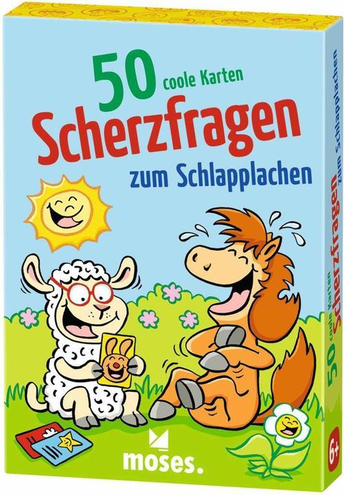 Actual product image Magni 30255 Cool slapping laughs, 50 cards with funny joke questions for children aged 6 and over, Jokes-S (German)