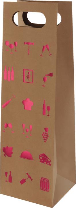 Immagine prodotto Susy Card Sacchetto regalo Kraft rosso vino FSC 1 pezzo (Sacchetto, 1 x)