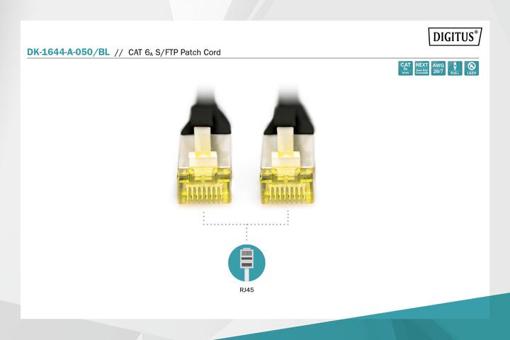 Actual product image Digitus Network cable (S/FTP, CAT6a, 5 m)