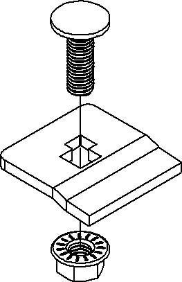 Actual product image Niedax Ladder attachment