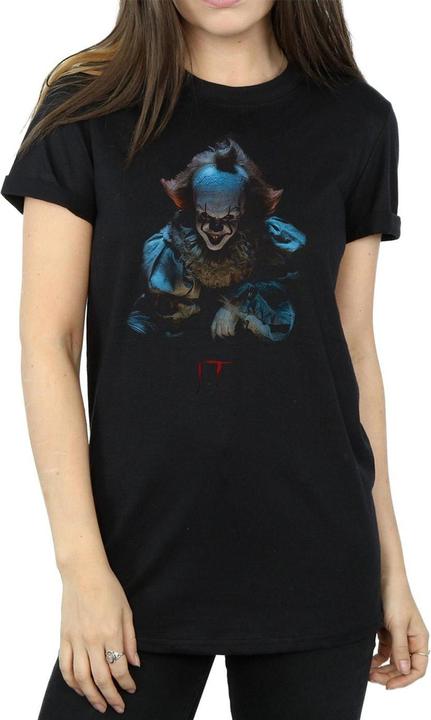 Actual product image Universal Textiles Womens/Ladies Pennywise Grin Cotton Boyfriend T-Shirt (L)