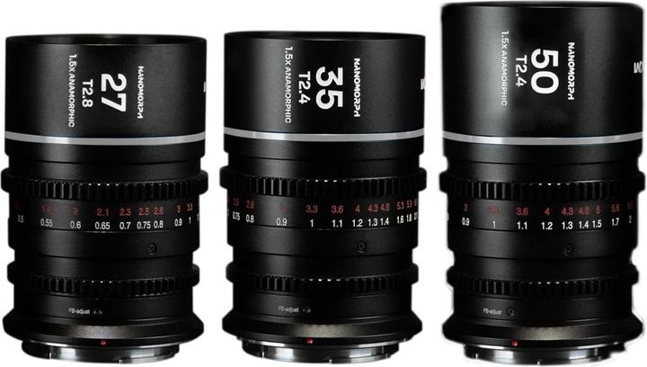 Produktbild Venus Optic Festbrennweite Nano S35 Prime Kit (Silver) – Sony E-Mount (Sony E)