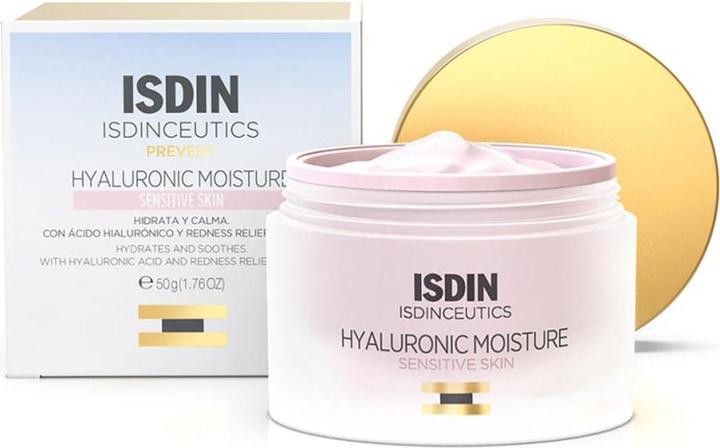 Actual product image Isdin ISDINCEUTICS hyaluronic moisture sensitive skin 50 gr (50 ml, Day cream)