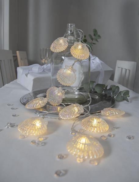 Produktbild Star Trading Lichterkette Nacy Muscheln Beige (0.50 m)