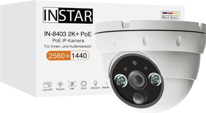 Actual product image Instar IN-8403 2K+ POE ws 14082 LAN IP surveillance camera 2560 x 1440 pixels (2560 x 1440 Pixels)