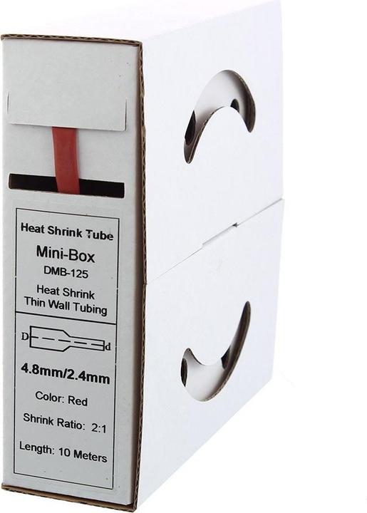 Immagine prodotto Offgridtec Tubo termorestringente da 10 m 4,8 mm>2,4 mm rosso (1 x)