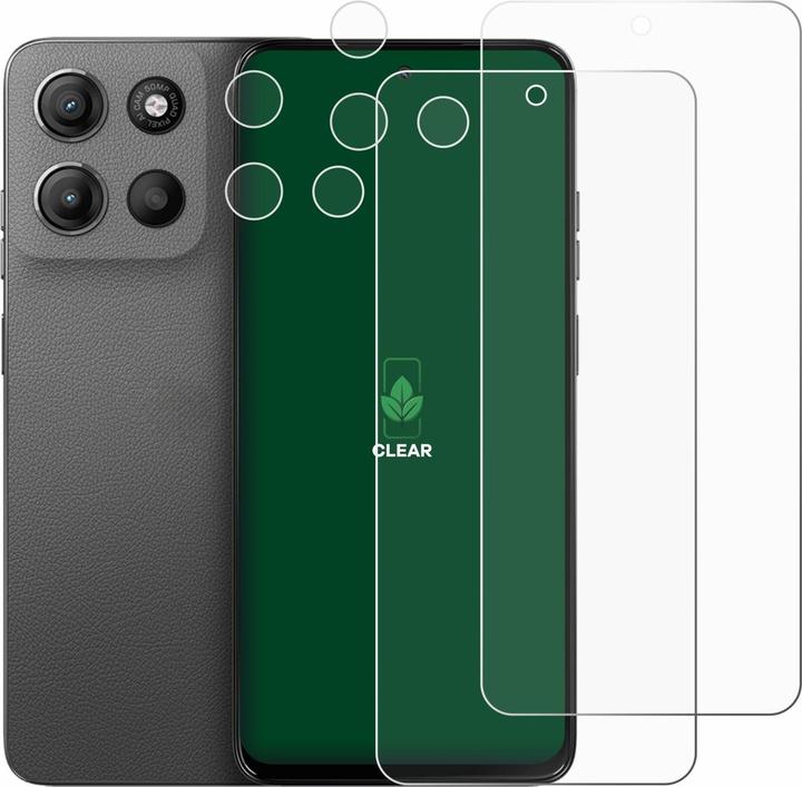 Productafbeelding ScreenLeaf Screen Protector duurzame schermbescherming, helder, anti-kras (2 Stuk, Motorola Moto C)