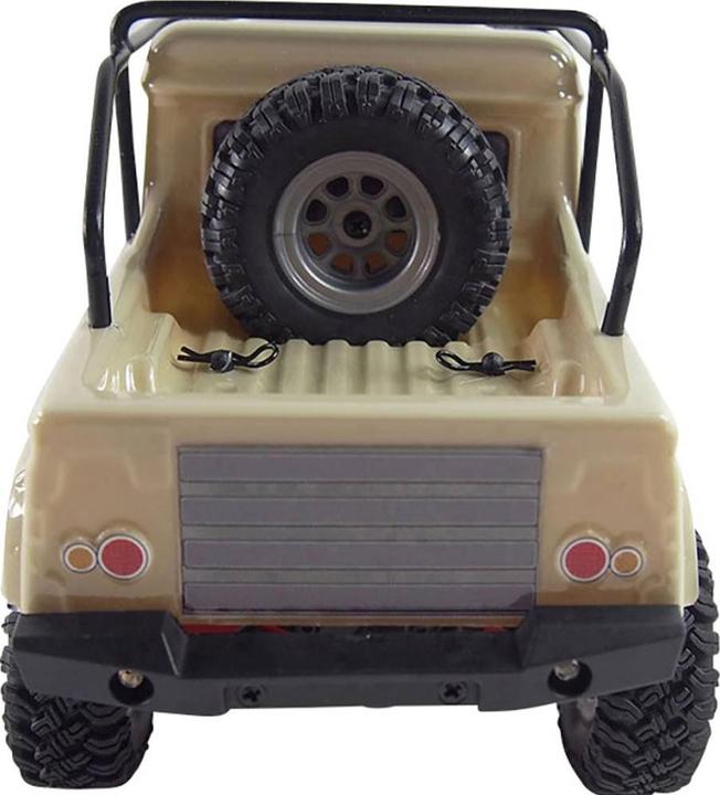 Actual product image Amewi AMX Rock Crawler AM24 4WD 1:24 RTR mustard color (RTR Ready-to-Run)