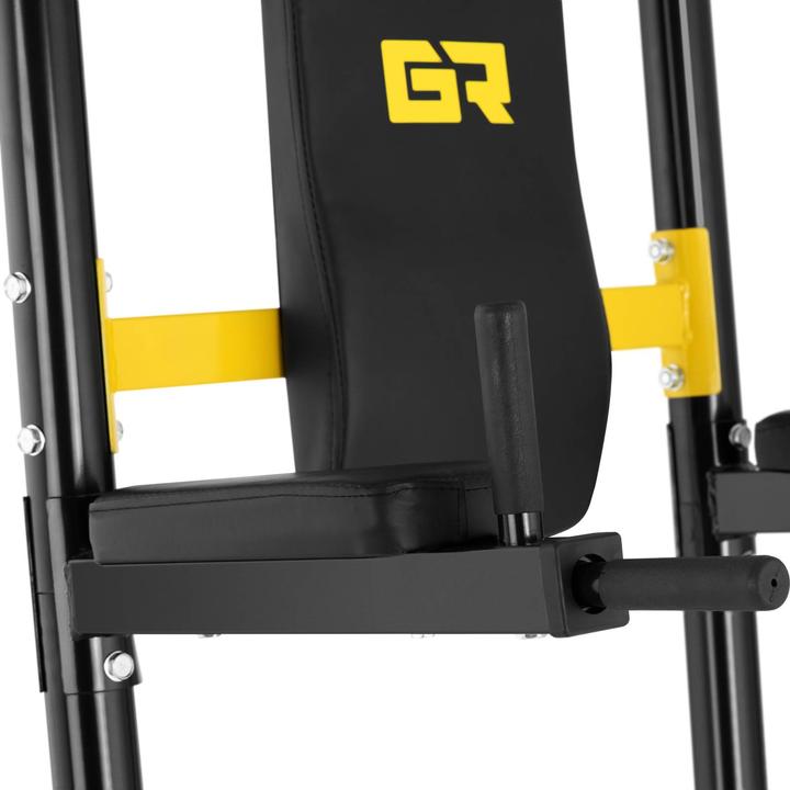 Produktbild Gymrex Power Tower Klimmzugturm Klimmzugtower Dip-, Push- & Pull-up-Station 120 kg