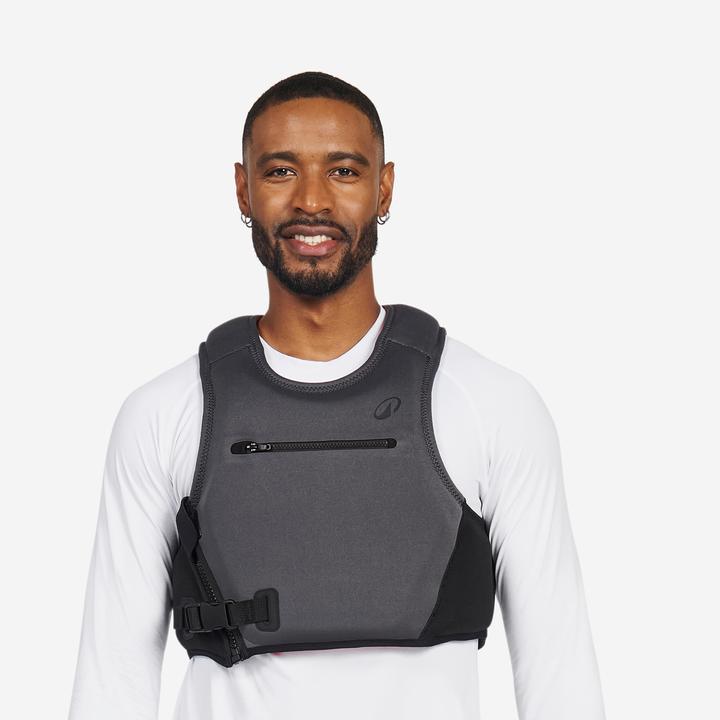 Image du produit Tribord Gilet d'impact et d'aide à la flottabilité 50N court - 500 noir (XL)