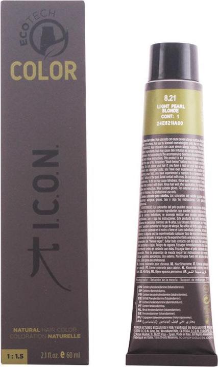 Produktbild I.C.O.N. ECOTECH COLOR natural color #8.21 light pearl blonde 60 ml (8.21)
