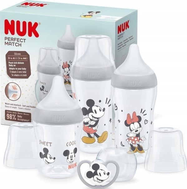 Produktbild NUK Babyflaschen 4-tlg. Starter-Set Perfect Match - 3x PP-Flasche (150 (150 ml)