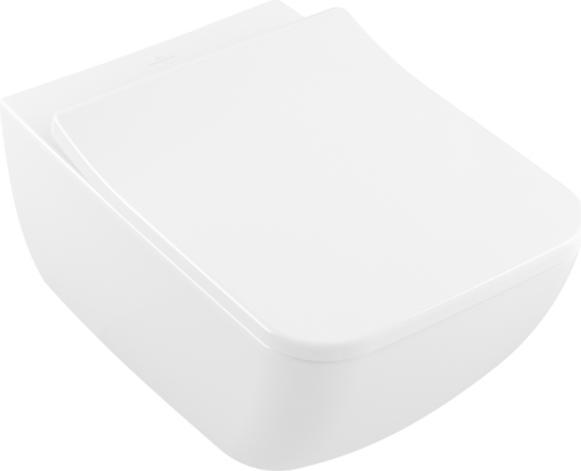 Actual product image Villeroy & Boch Collaro Combi-Pack, wall-hung WC with DirectFlush, with SlimSeat WC seat, 4626RS