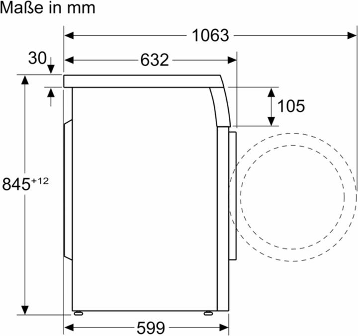 Immagine prodotto Bosch Hausgeräte WUU28T48 (8 kg, A sinistra, Spina UE)