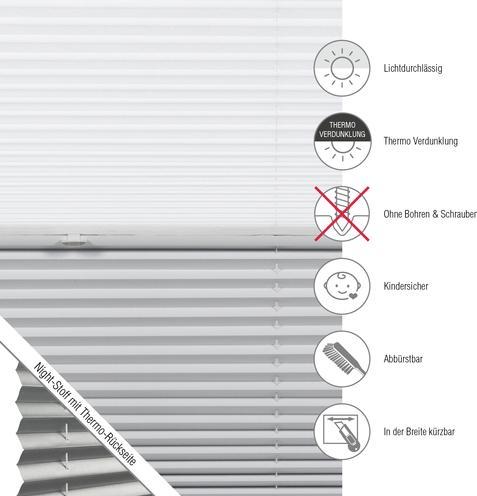 Produktbild Gardinia Easyfix Plissee Day + Night (90 x 130 cm)