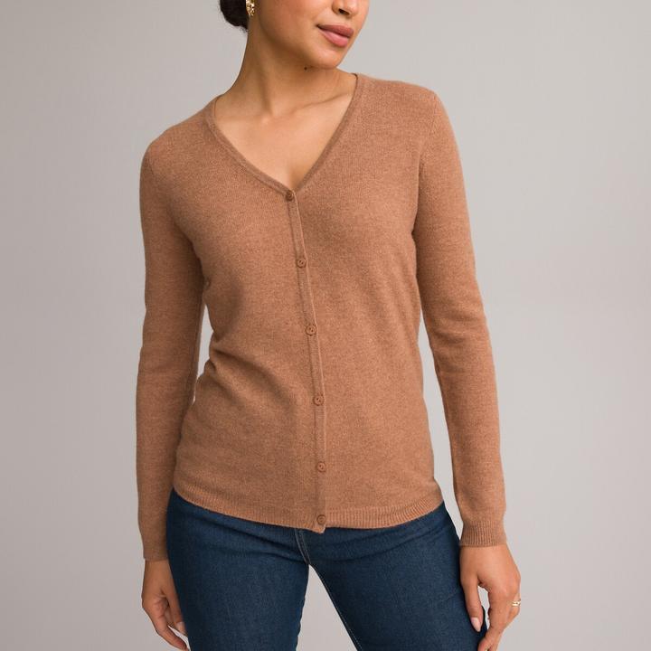 Actual product image Anne Weyburn Pure cashmere fine cardigan (50)