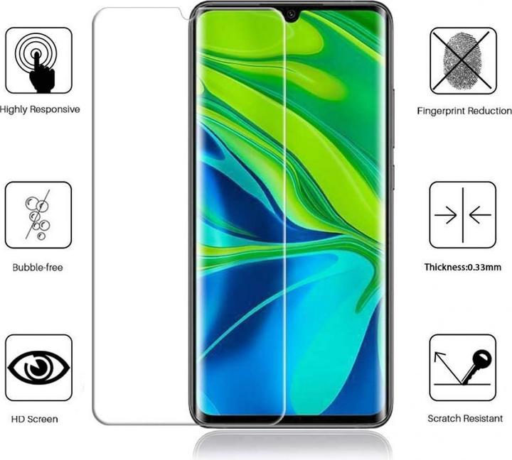 Immagine prodotto Screenguard Xiaomi Mi Note 10 Pellicola protettiva in vetro Custodia Design amichevole (1 Pezzo/i, Xiaomi Mi Note 10)