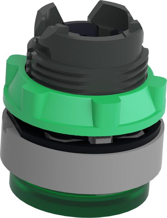 Actual product image Schneider Electric Illuminated pushbutton, front, protruding, ZB5AH33C0