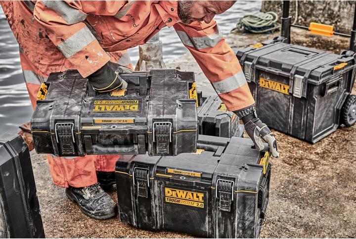 Produktbild DeWalt Kunststoff Werkzeugbox, L. 371mm B. 554mm H. 165mm (2 Teile)