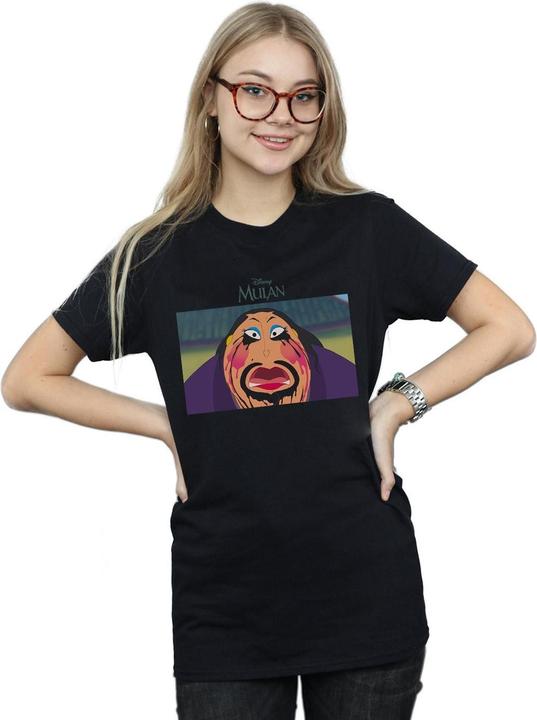 Actual product image Disney Womens/Ladies Mulan The Matchmaker Cotton Boyfriend T-Shirt (L)