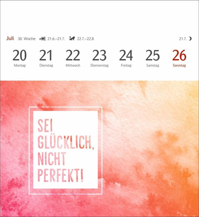 Produktbild Harenberg Positive-Sprüche-Kalender Postkartenkalender 2026 - Mit 53 Postkarten (Deutsch)