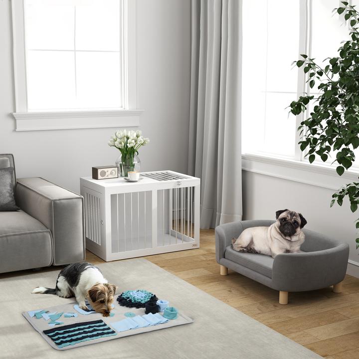 Image du produit PawHut Cage pour chiens avec portes verrouillables (Chenil pour chiens)