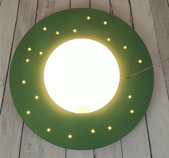 Produktbild Niermann Stand By Niermann Starlight LED Deckenleuchte E27 Salbeigrün Made in Germany (60 lm, E27)