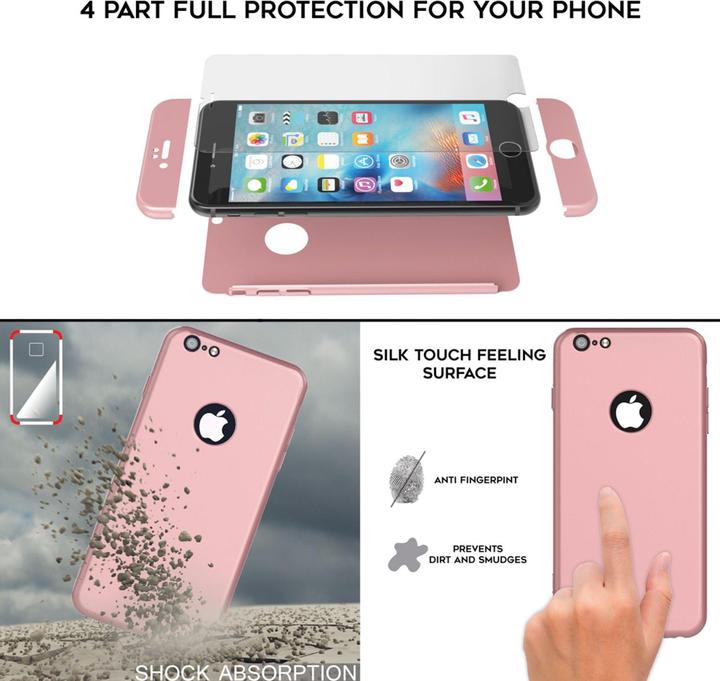 Produktbild Nalia 360 Grad Handyhülle (Apple iPhone 6 Plus, Apple iPhone 6s Plus)