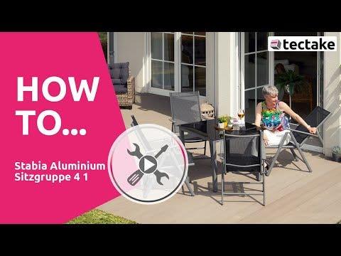 Produktbild tectake Sitzgruppe (86.50 cm)