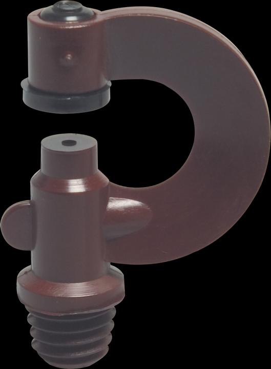 Actual product image VDL Bügeldüse Nylon 3/8WW Aussengewinde 3,00 mm 360° Orange