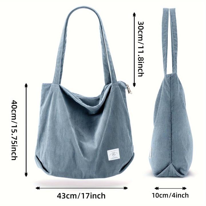 Produktbild Only-Bags.Store Cord Umhängetasche, minimalistische einfarbige Tragetasche, All-Match Lagerung Handtasche