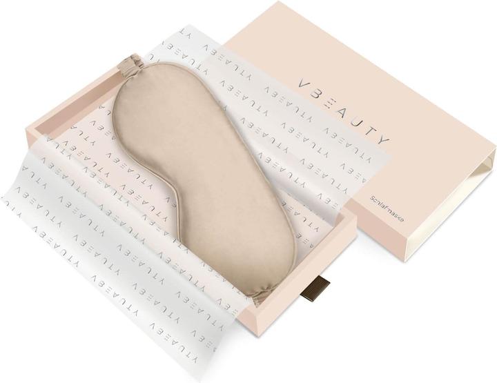 Actual product image VBEAUTY Tools - Silk Sleep Mask Champagne (Sleeping mask)