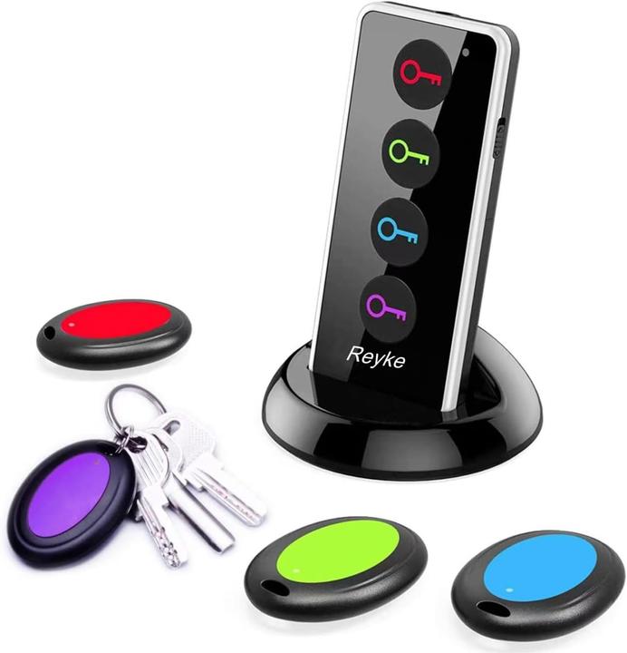 Immagine prodotto Reyke Schlüsselfinder-Set mit LED-Taschenlampe (4 Empfänger)