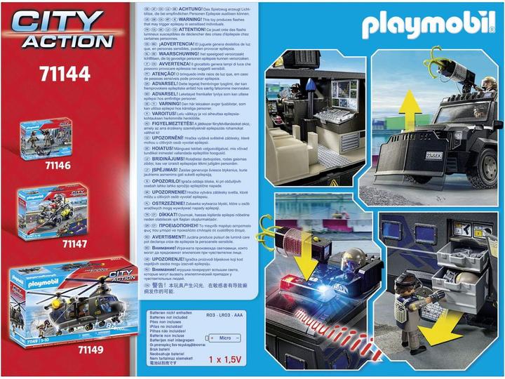 Produktbild Playmobil SWAT-Geländefahrzeug (71144, Playmobil City Action)