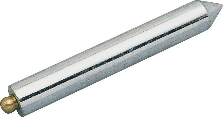Actual product image Plumb bob long form made of steel with unscrewable brass cap 230 grams