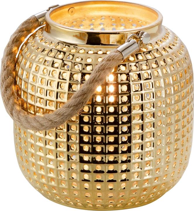 Nino Leuchten Tischlampe Gold BOLA (E14)