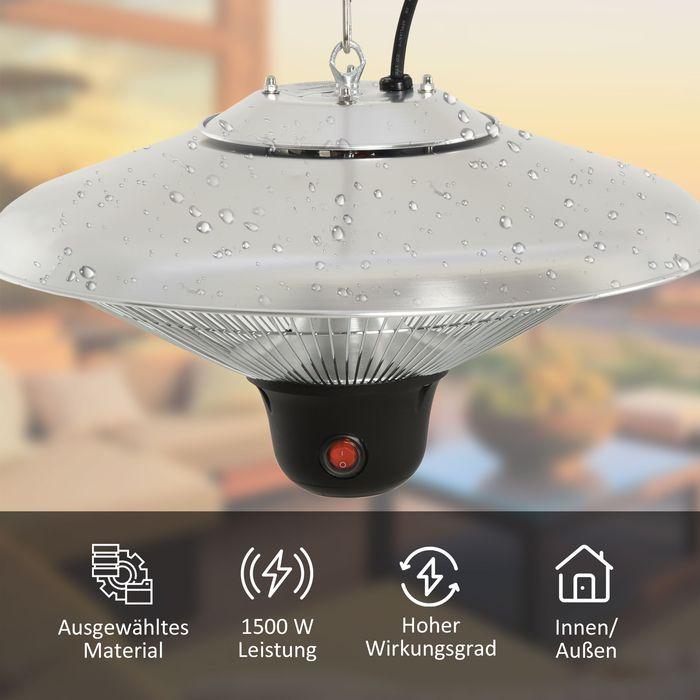 Produktbild Outsunny Heizstrahler mit LED und Fernbedienung (1500 W)